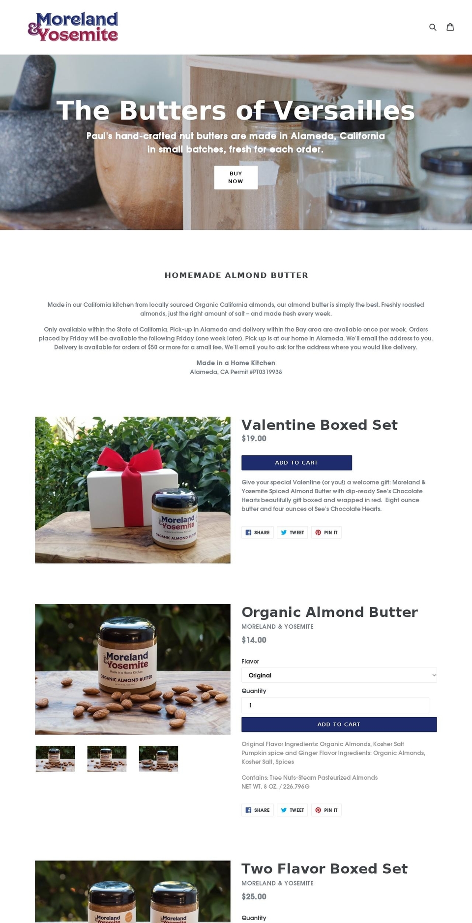 morelandyosemite.com — Shopify storefront screenshot