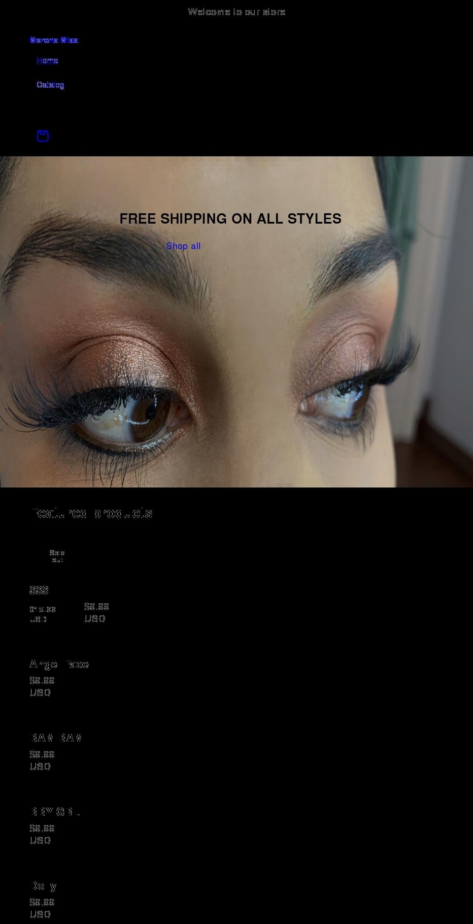 morenamiaa.com shopify website screenshot