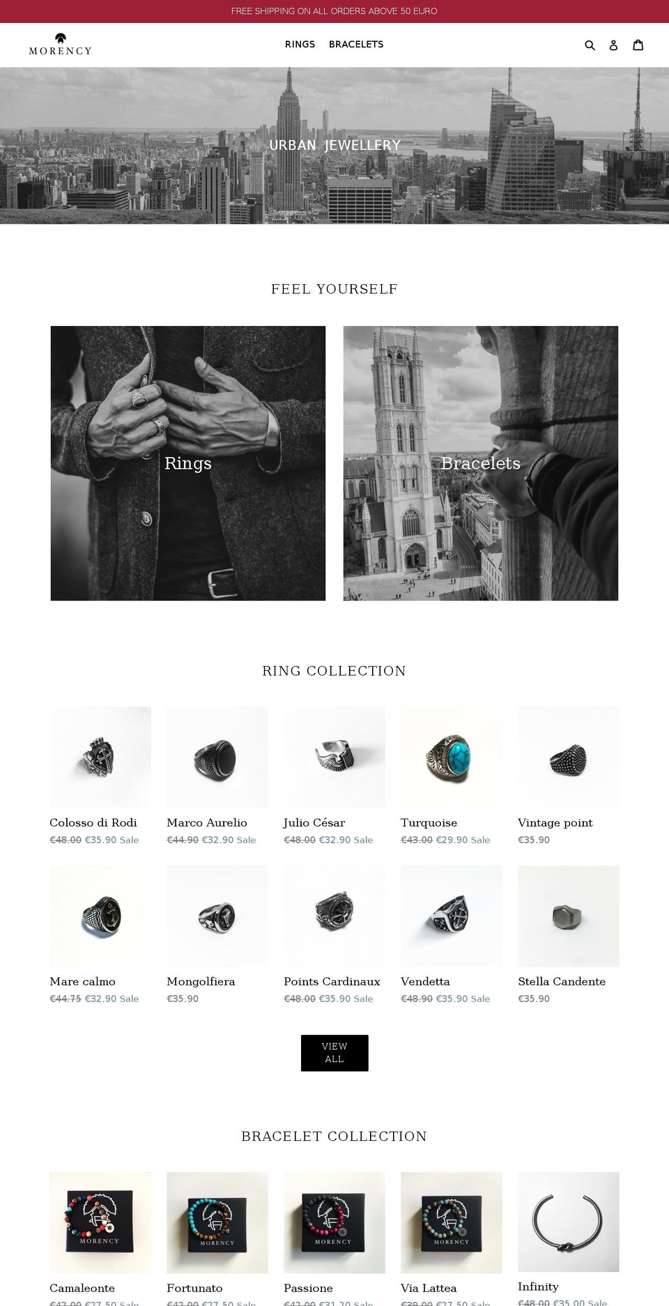 morencyco.com — Shopify storefront screenshot