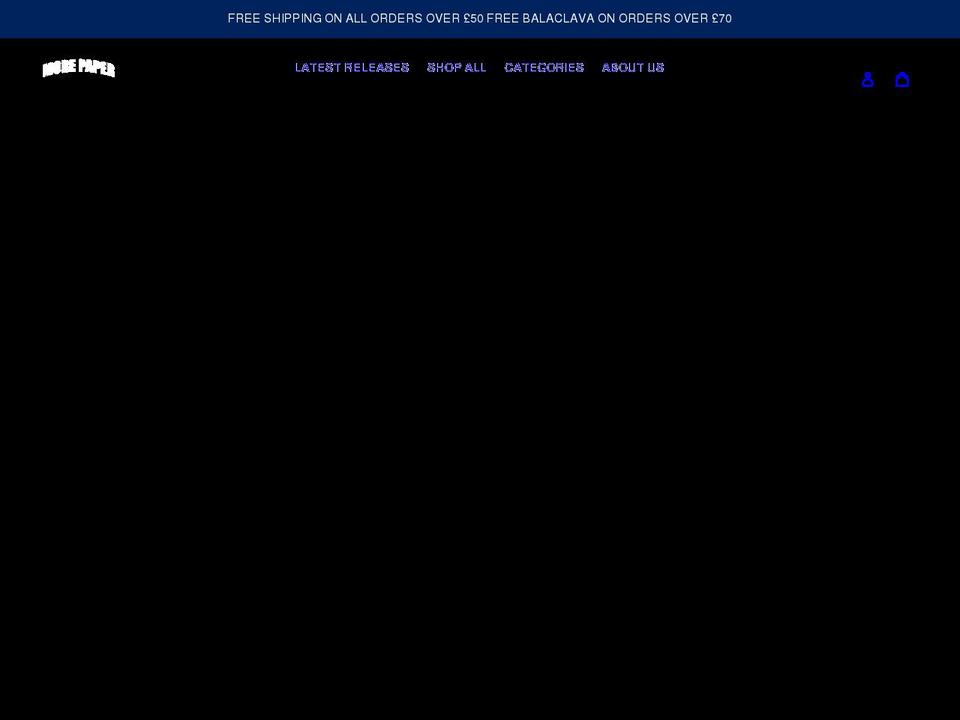 morepaper.co.uk shopify website screenshot