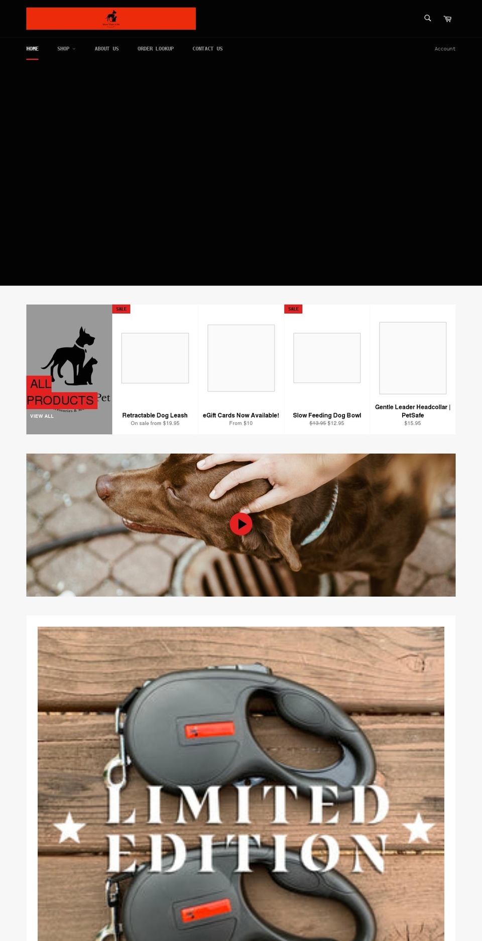 morepetsupply.com shopify website screenshot