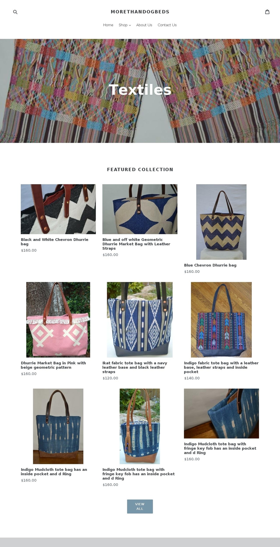 morethandogbeds.com — Shopify storefront screenshot