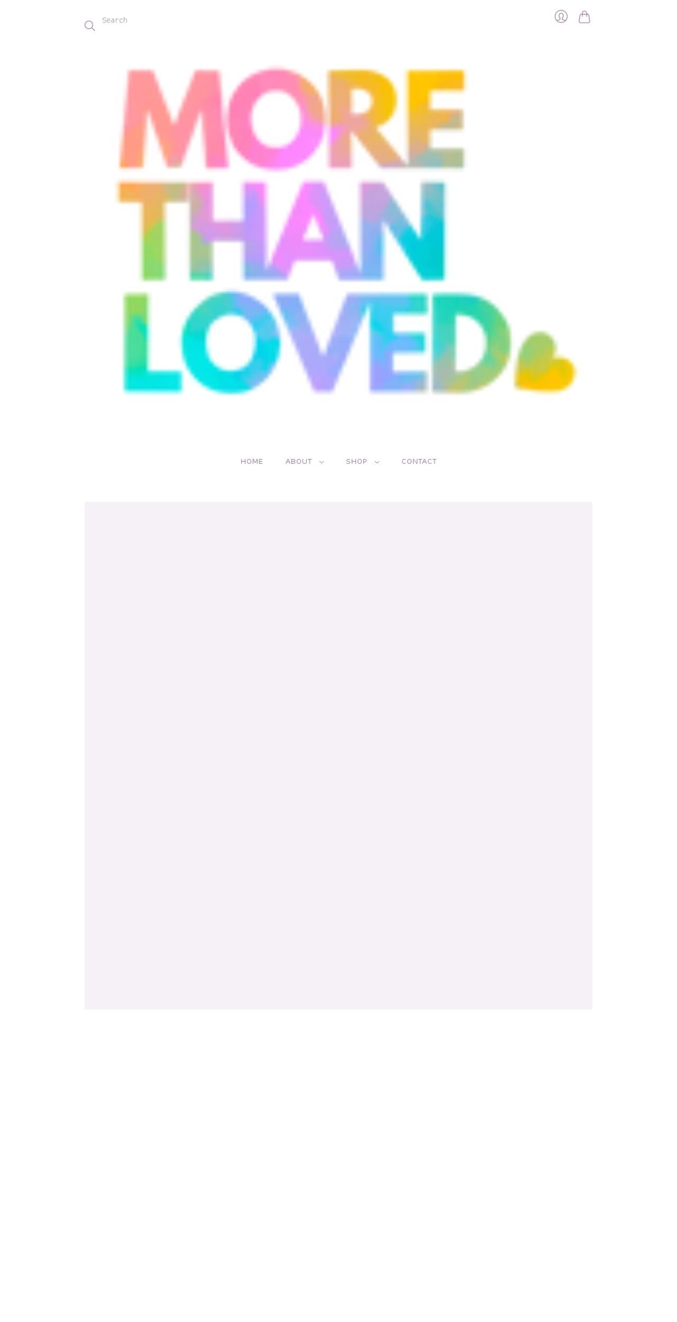 morethanloved.com shopify website screenshot