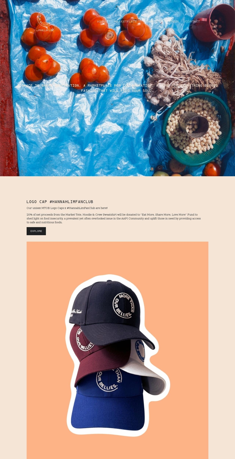 morethanourbellies.myshopify.com shopify website screenshot