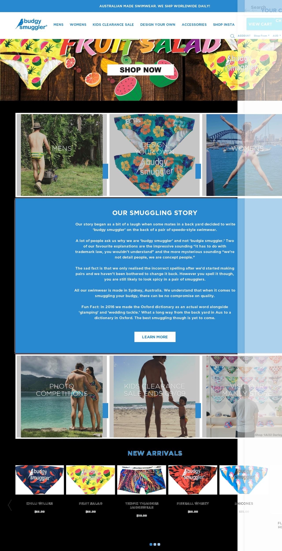 unicone of Budgy Smuggler - B+C 5\/27\/2018 Shopify theme site example morethanunderwear.com