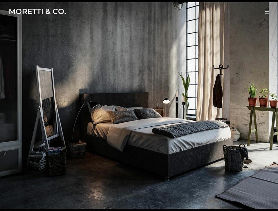 morettiandco.com — Shopify storefront screenshot