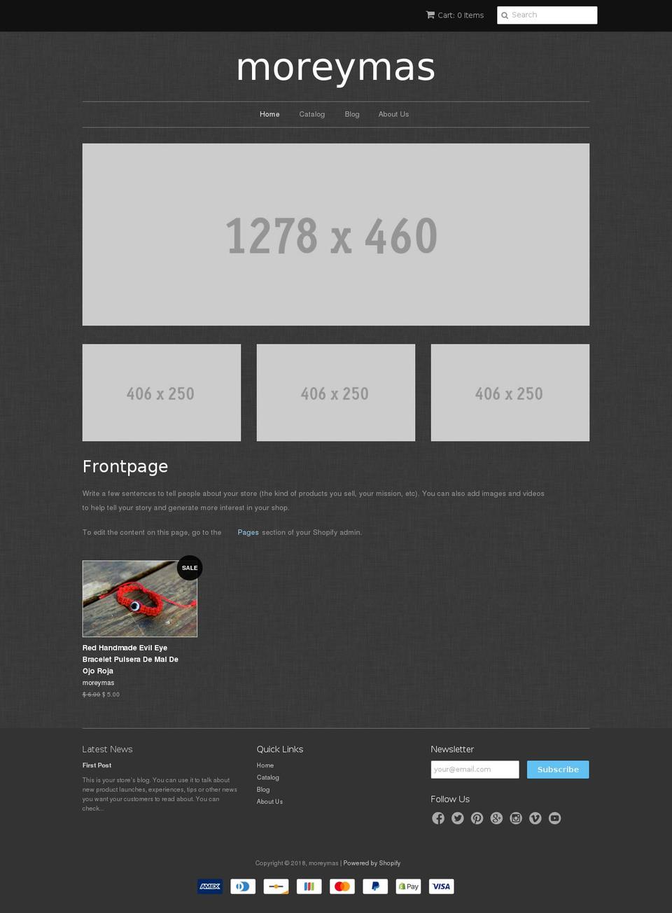 moreymas.com — Shopify storefront screenshot