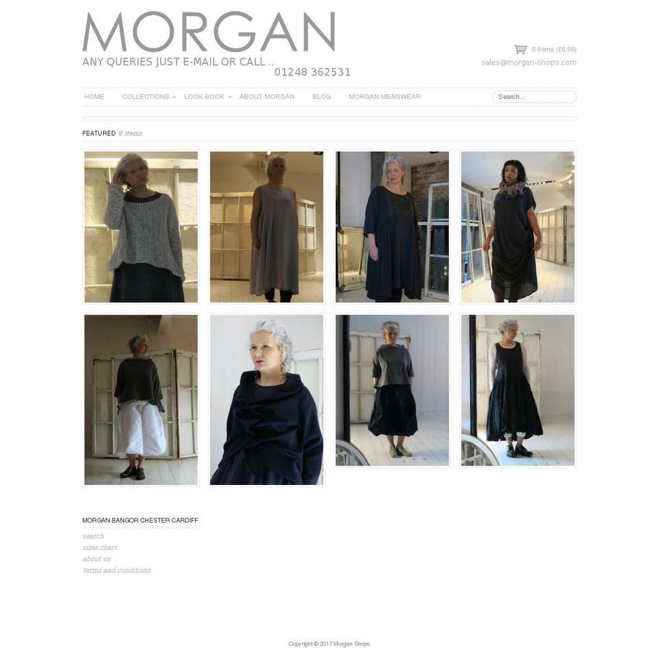 morgan-shops.com shopify website screenshot