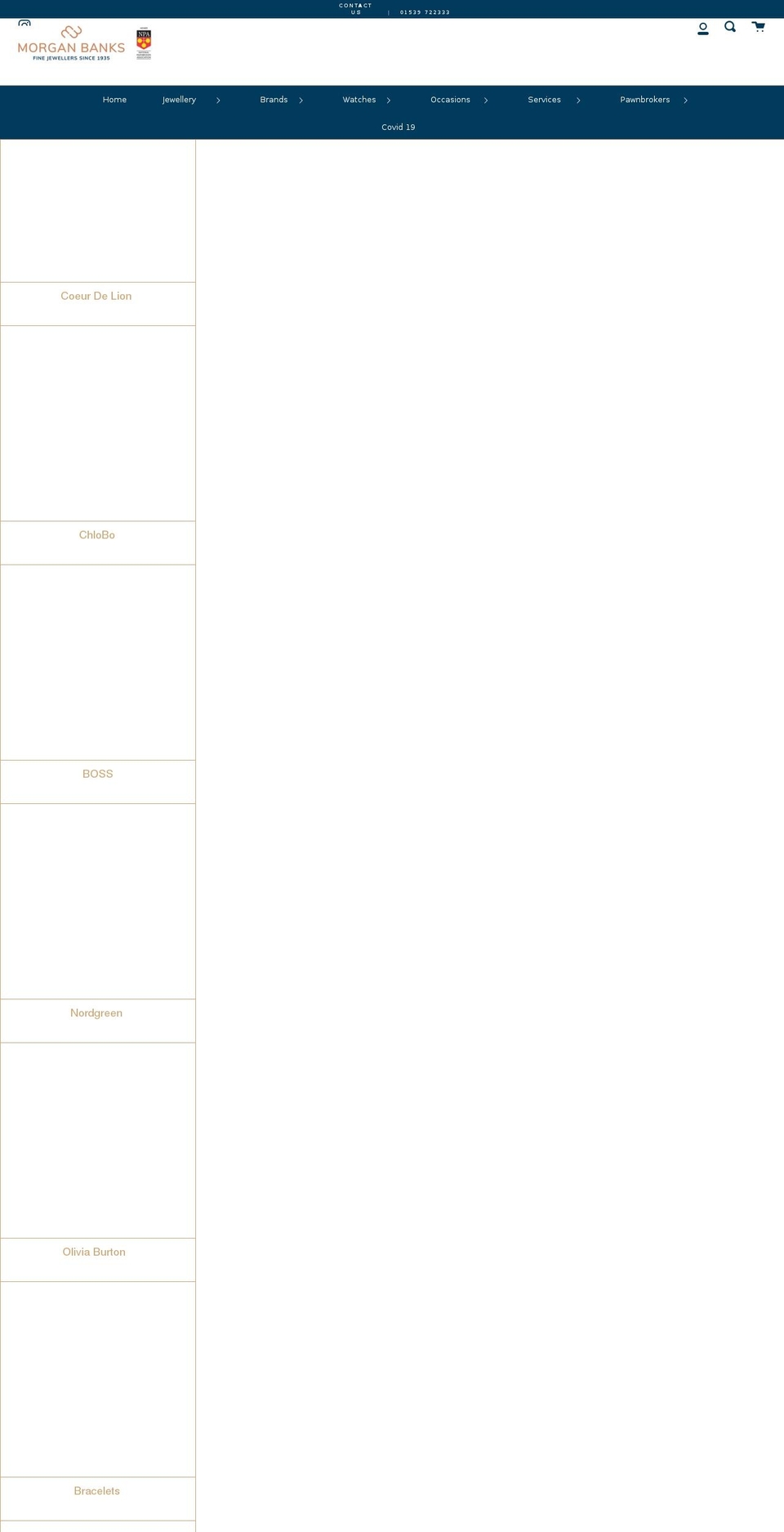 morganbanks.co.uk shopify website screenshot