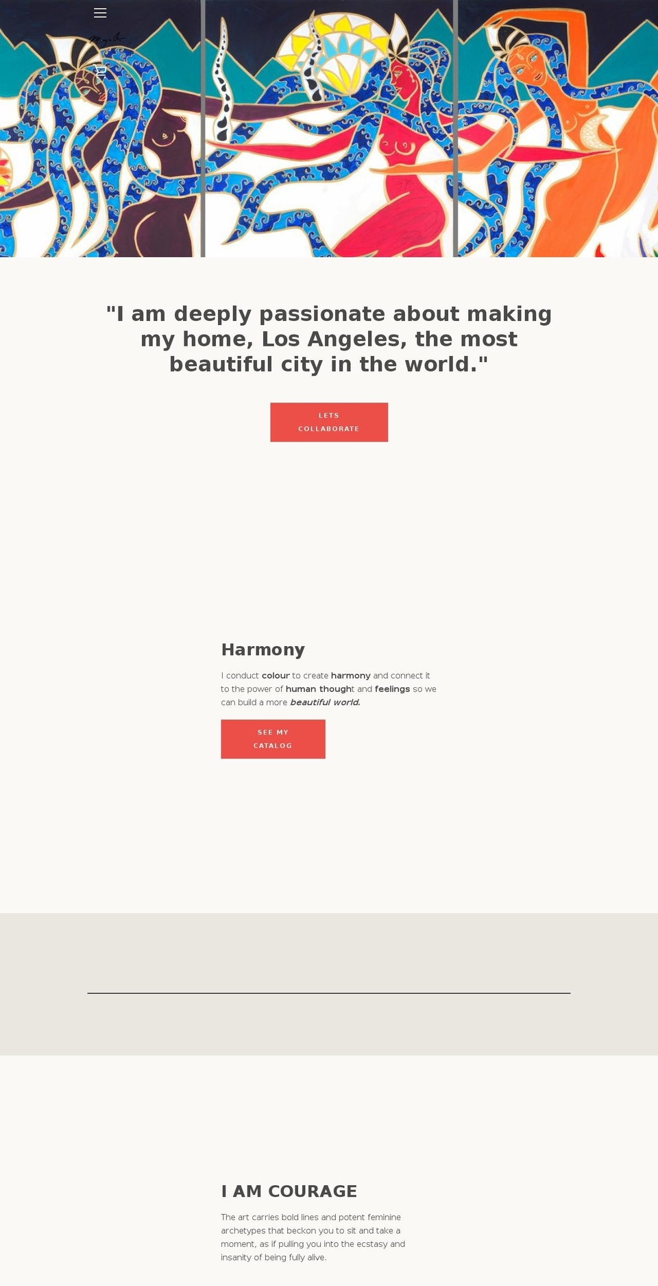 morgancarson.com shopify website screenshot
