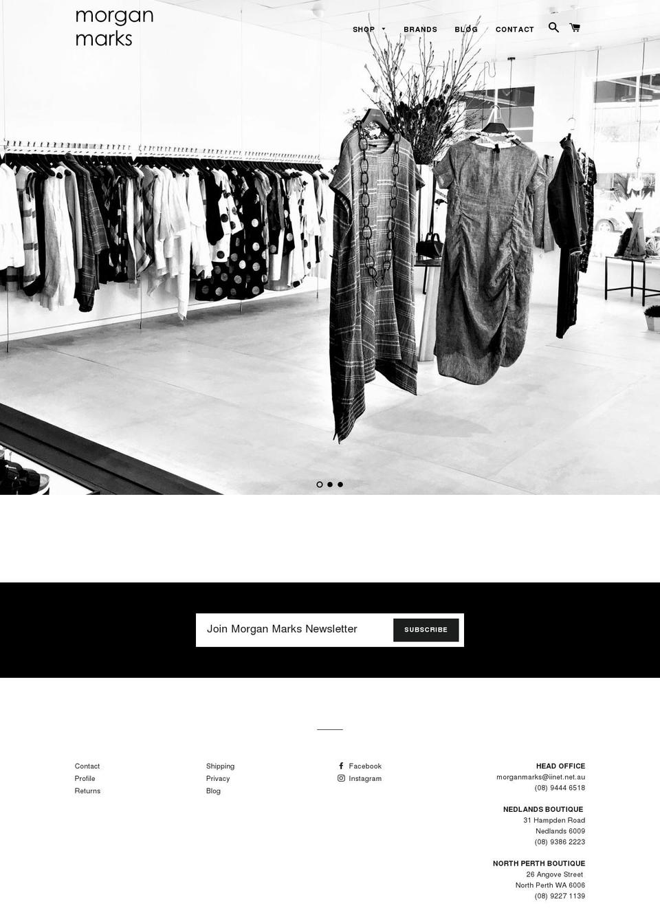 morganmarks.com.au shopify website screenshot