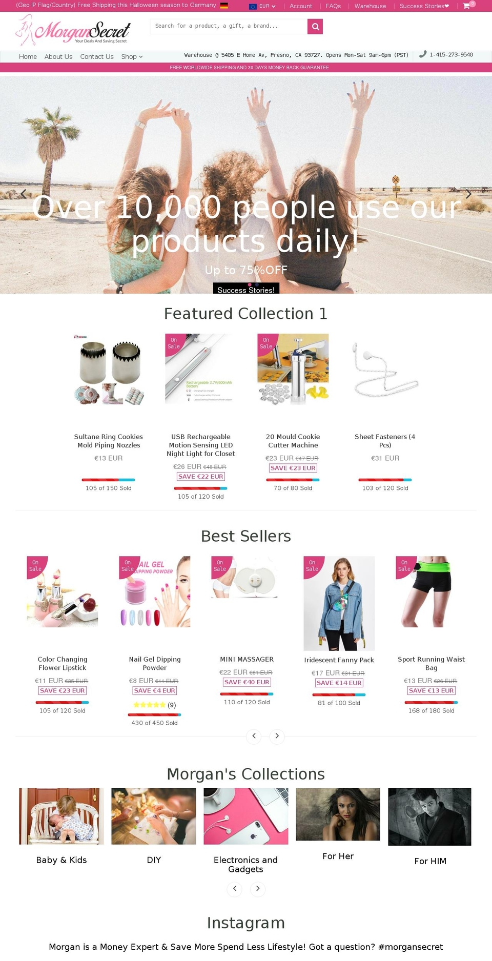 morgansecret.com — Shopify storefront screenshot
