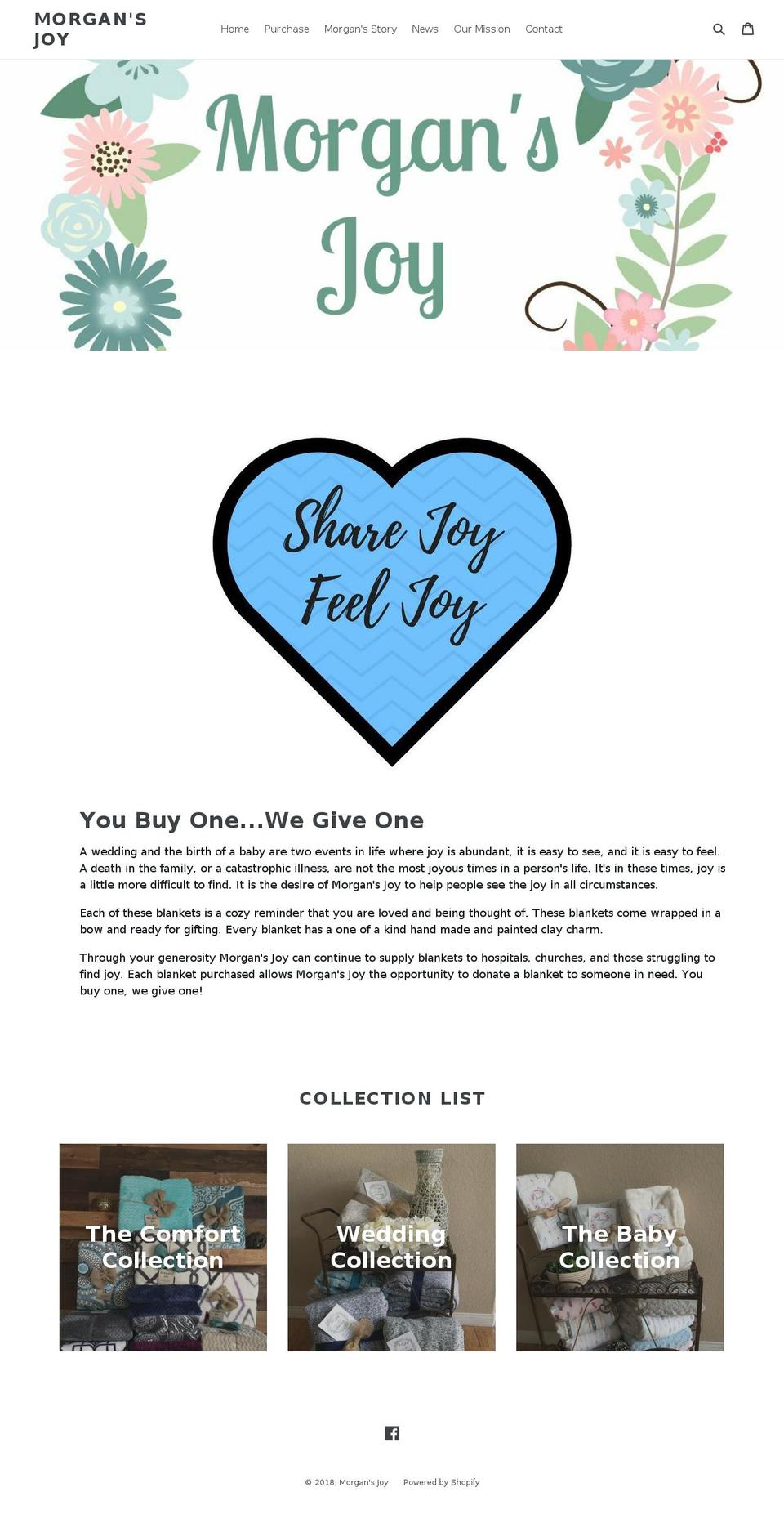 morgansjoy.com — Shopify storefront screenshot