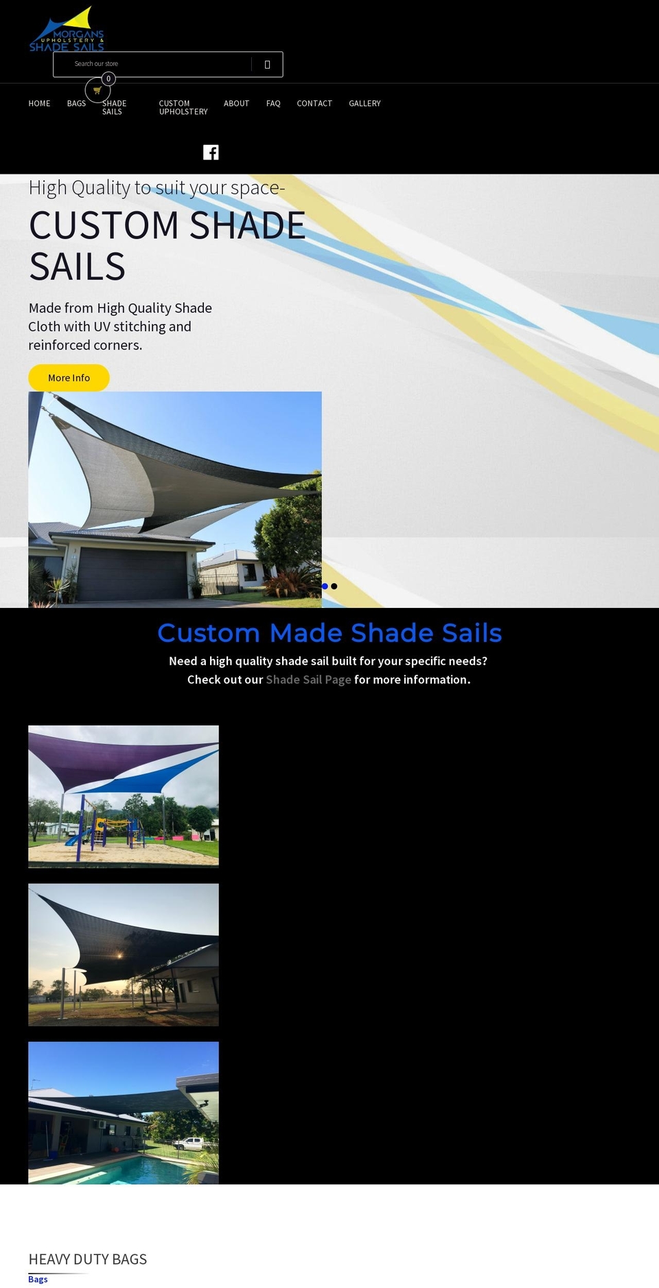 morgansupholstery.com.au shopify website screenshot