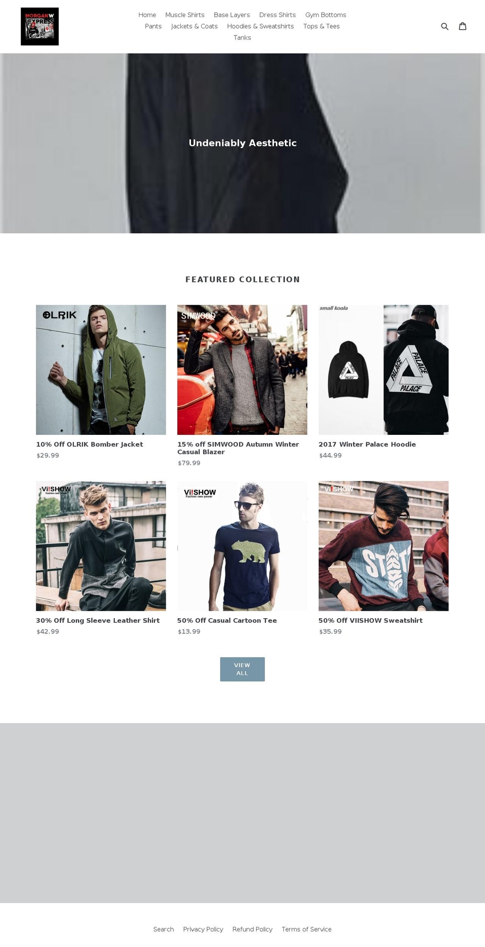 morganwexpress.com — Shopify storefront screenshot