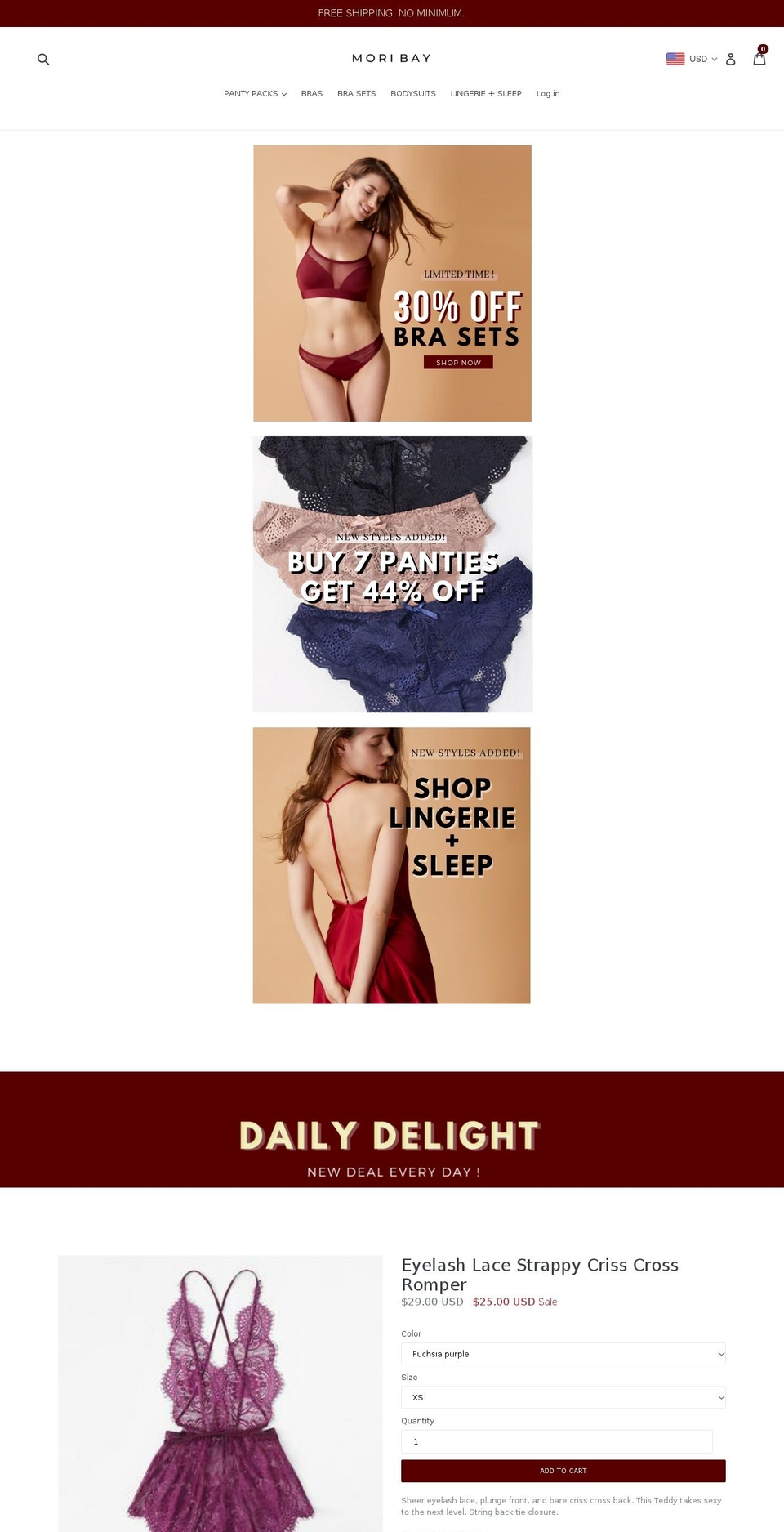 moribay.com — Shopify storefront screenshot