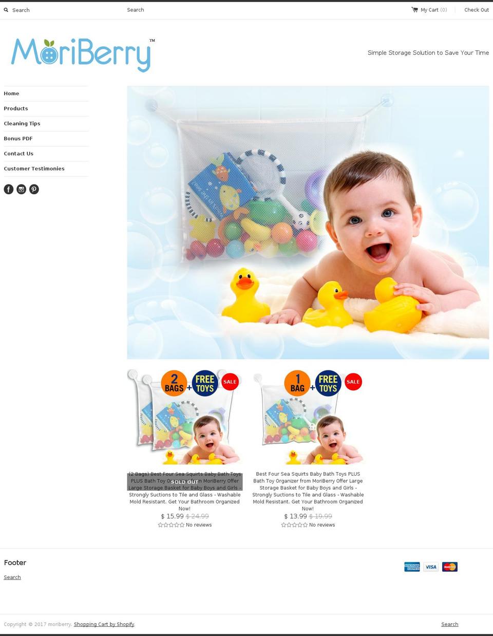 moriberry.com shopify website screenshot