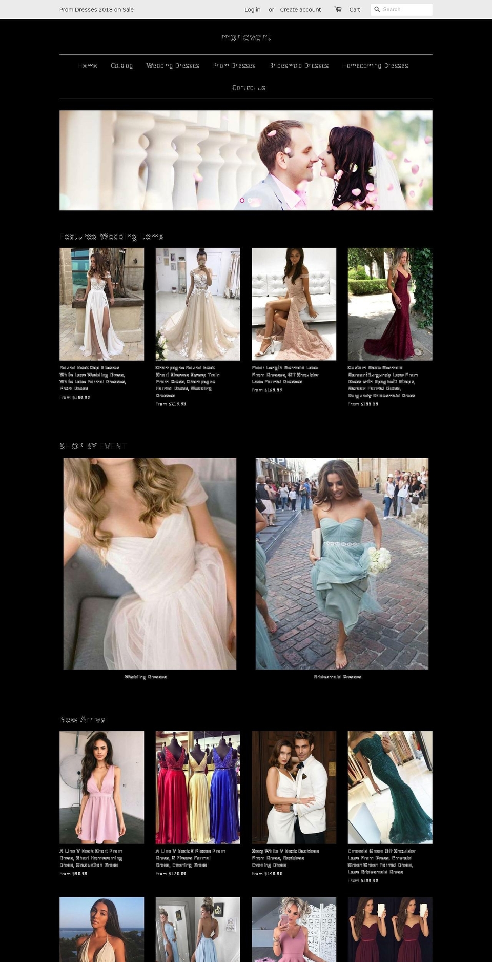 morievent.com shopify website screenshot