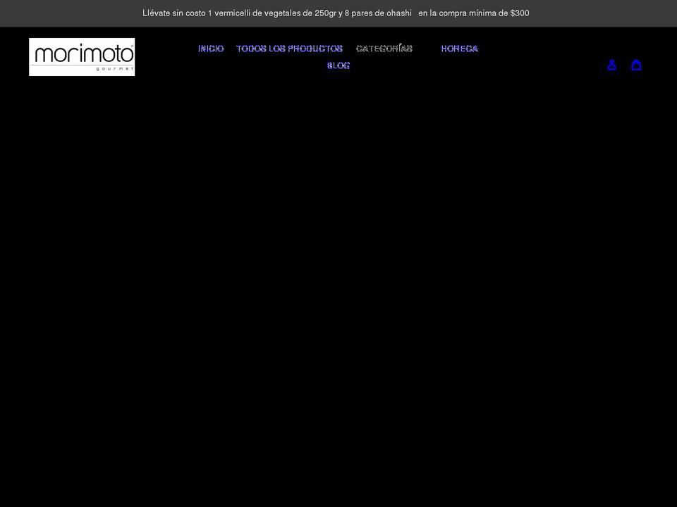 morimoto.com.mx shopify website screenshot