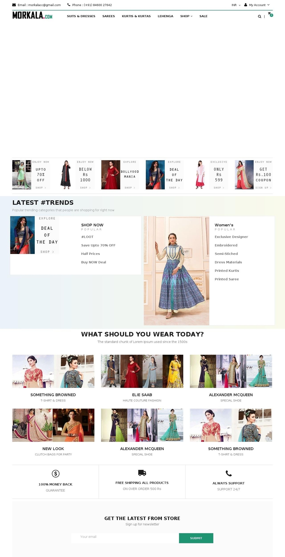 morkala.com shopify website screenshot