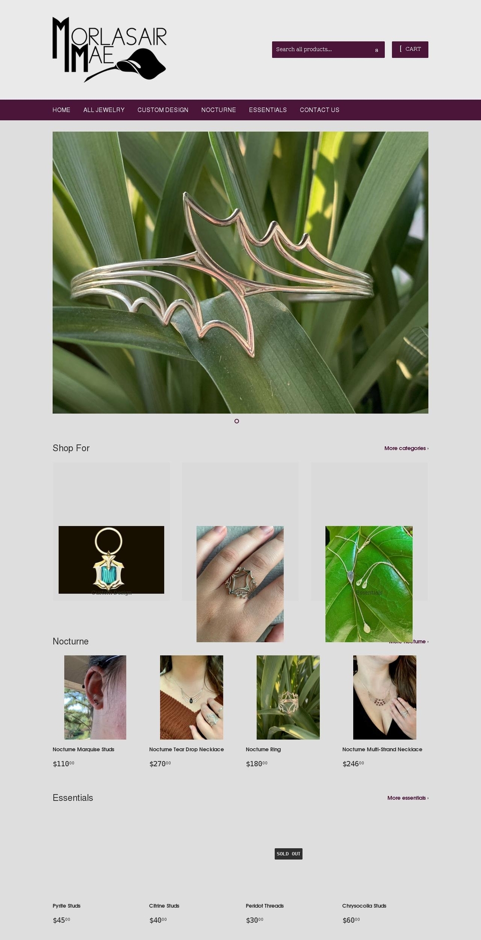 morlasairmae.com shopify website screenshot
