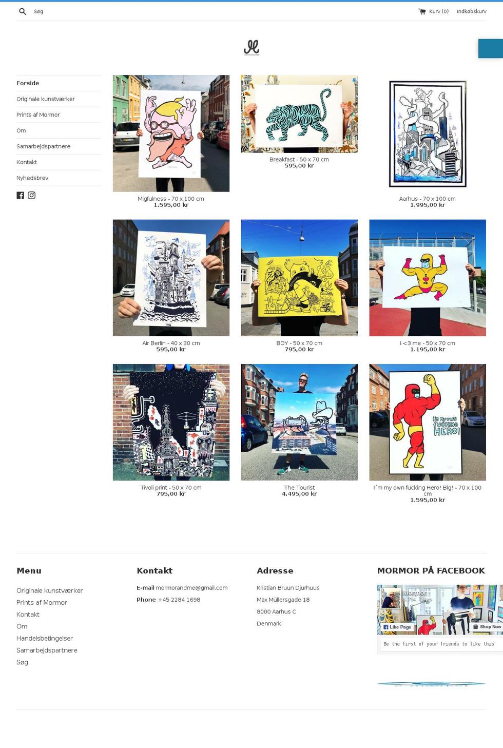 mormorandmeshop.com shopify website screenshot