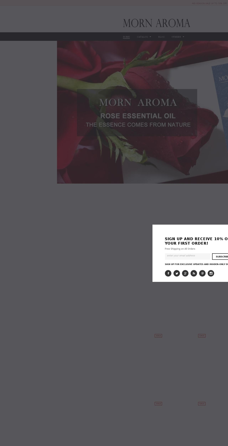 mornaroma.com — Shopify storefront screenshot