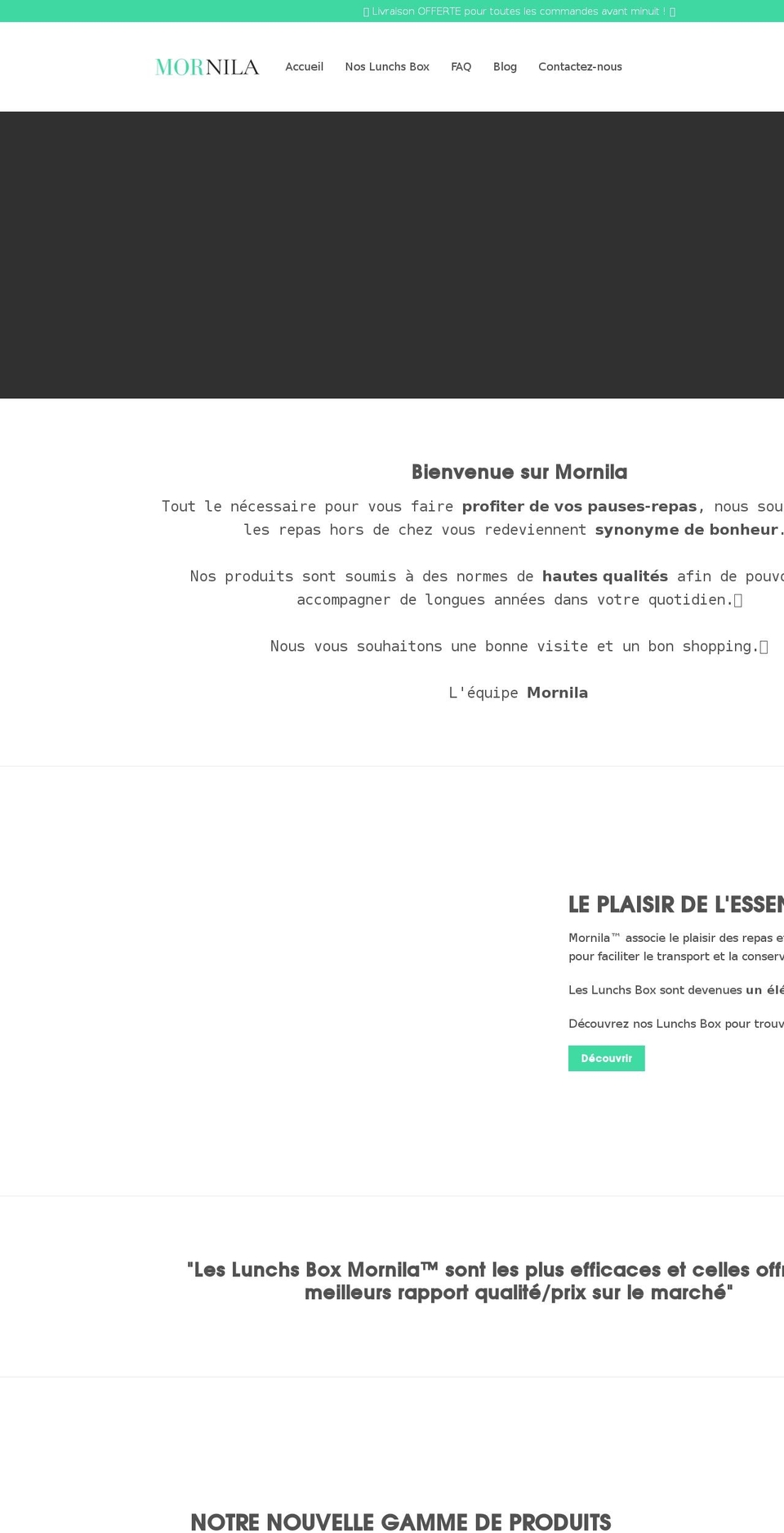 mornila.com shopify website screenshot