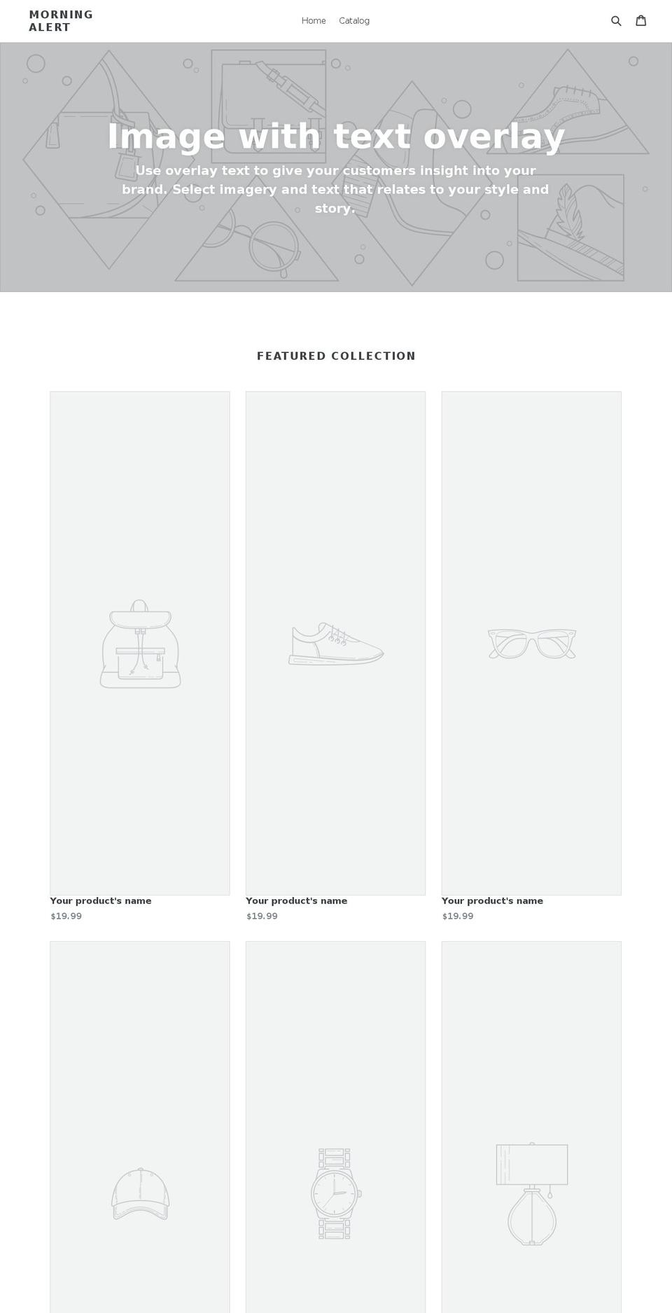morningalert.com — Shopify storefront screenshot