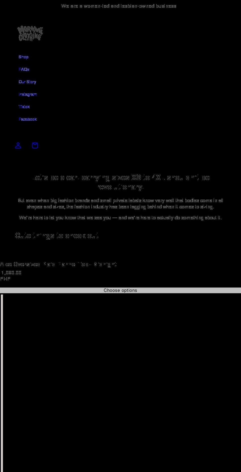 morningclothing.com — Shopify storefront screenshot