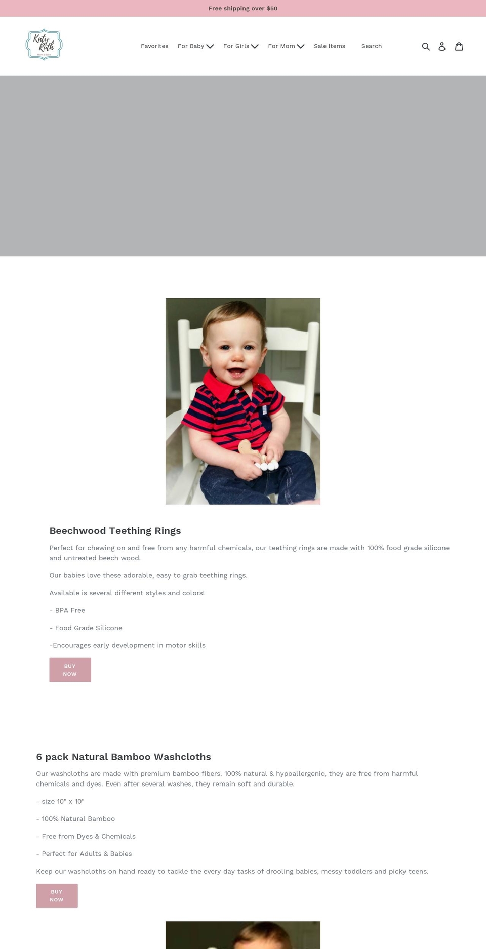 morningrubies.com — Shopify storefront screenshot