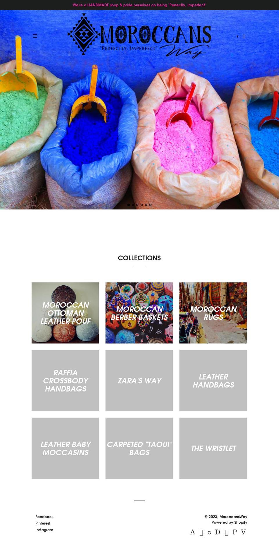 moroccansway.com — Shopify storefront screenshot