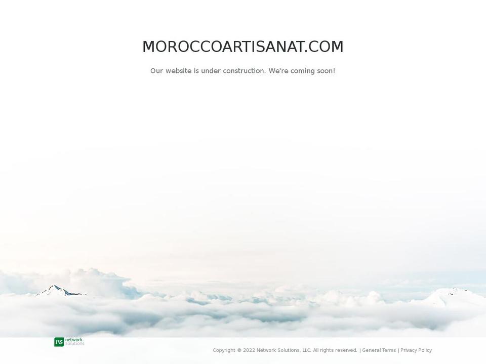 moroccoartisanat.com — Shopify storefront screenshot
