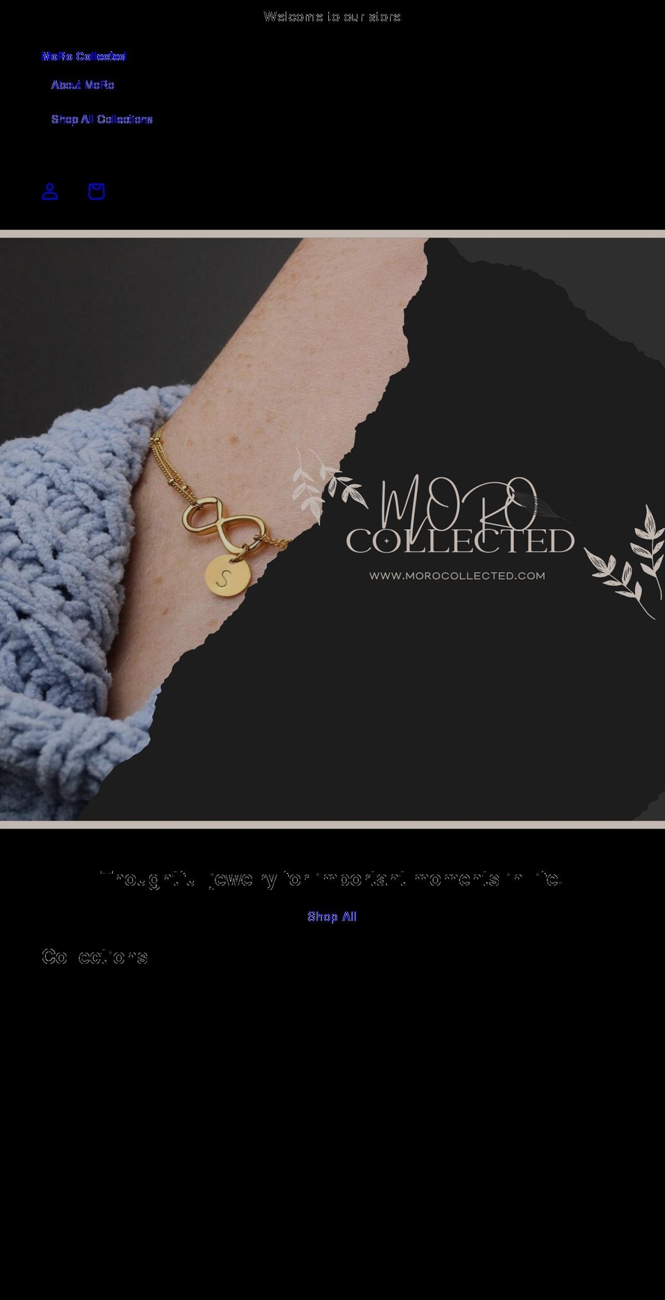 morocollected.com shopify website screenshot
