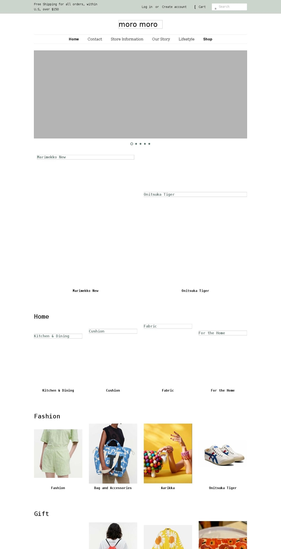 moromorobend.com shopify website screenshot