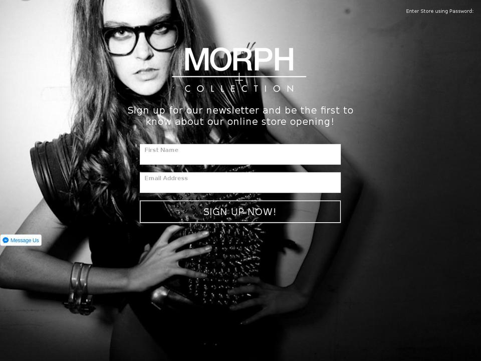 morphcollection.com — Shopify storefront screenshot