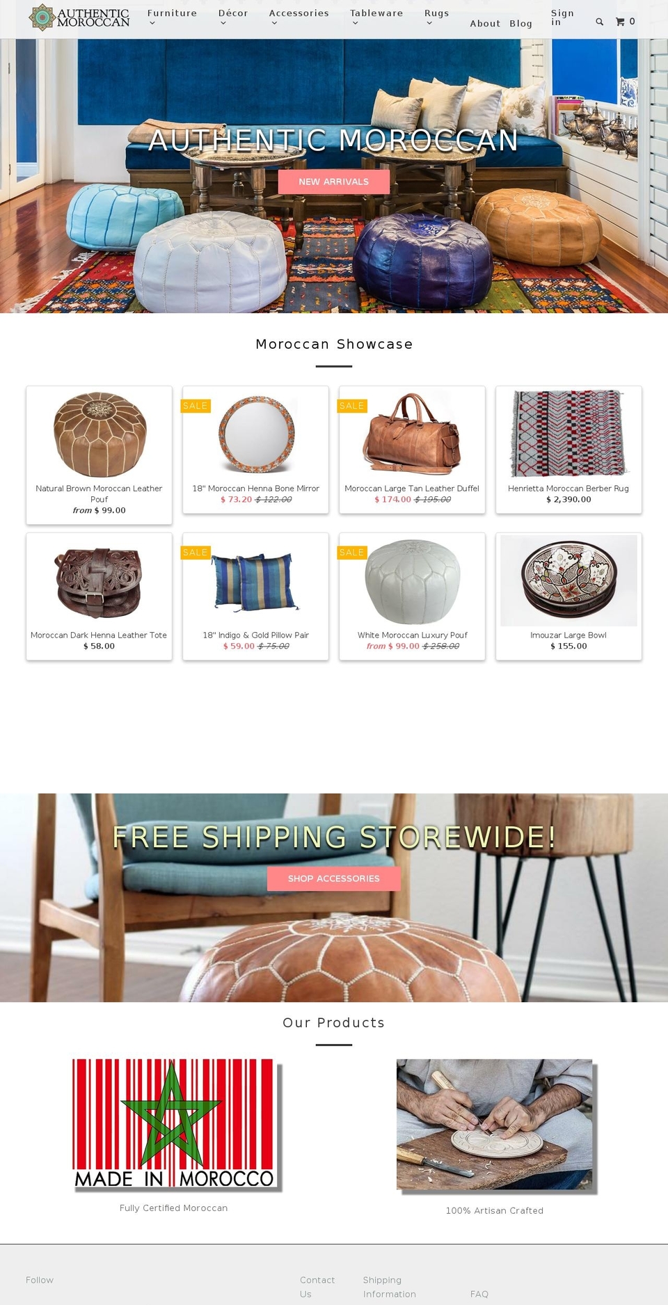 morracan.com — Shopify storefront screenshot