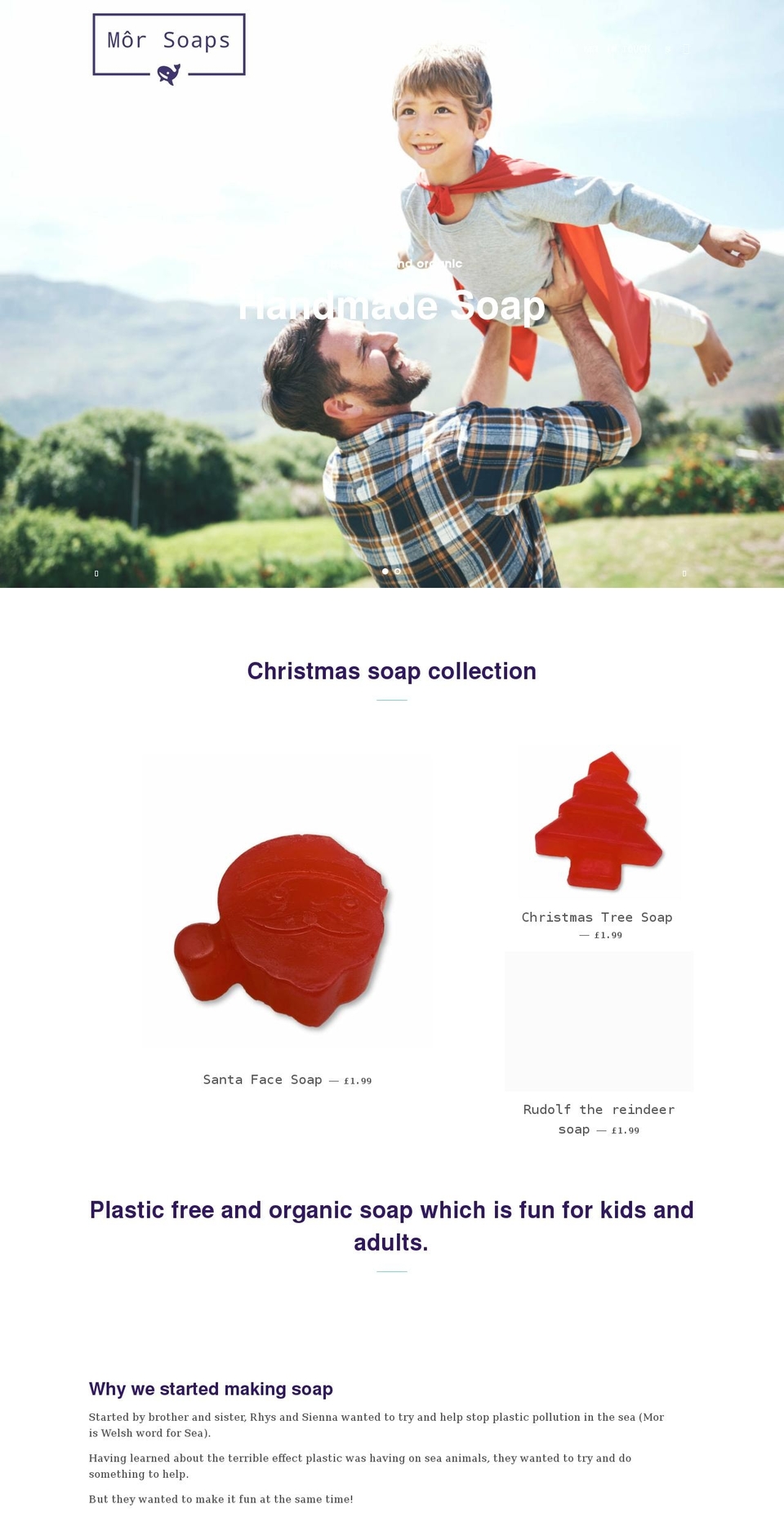 morsoaps.com shopify website screenshot