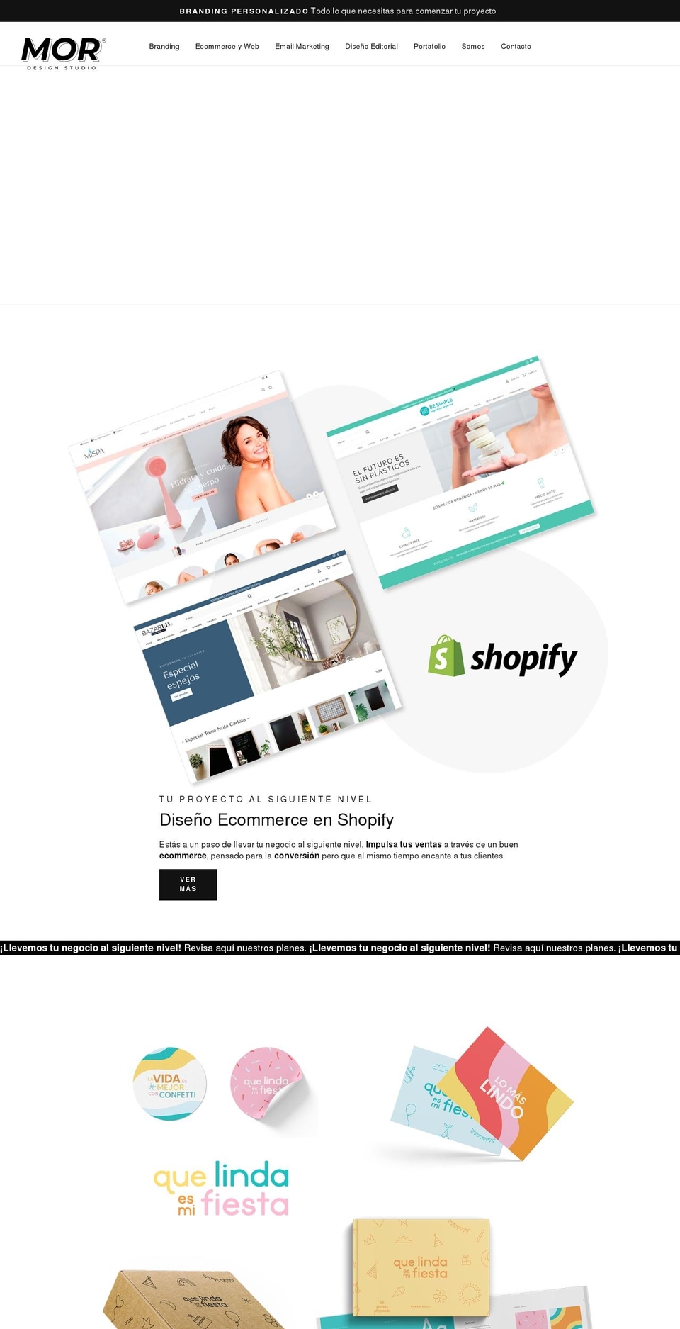 morstudio.cl shopify website screenshot