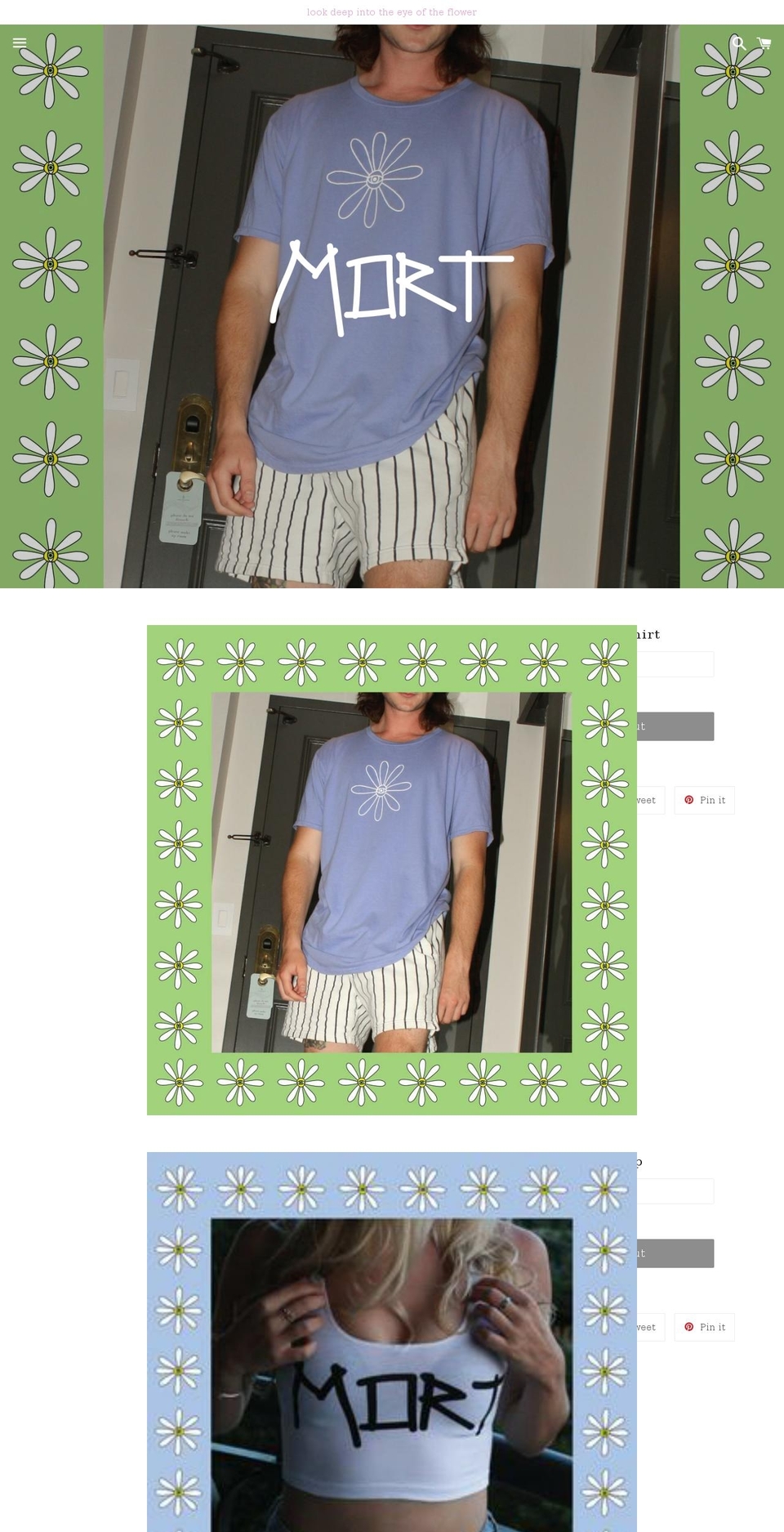 mortapparel.com — Shopify storefront screenshot