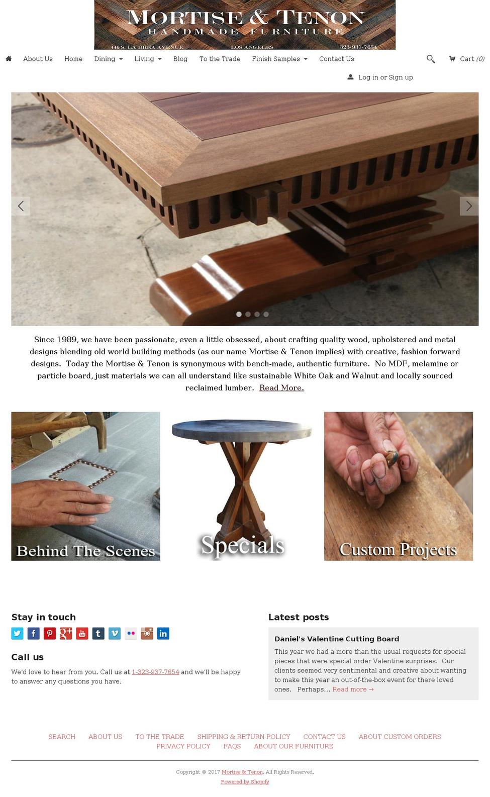 mortisetenon.com shopify website screenshot