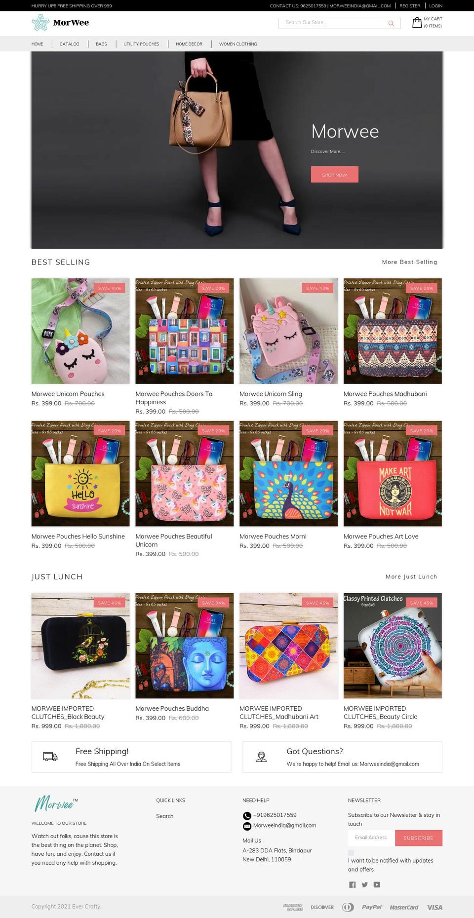 Theme export evercrafty-in-dropship-theme-- Shopify theme site example morwee.com