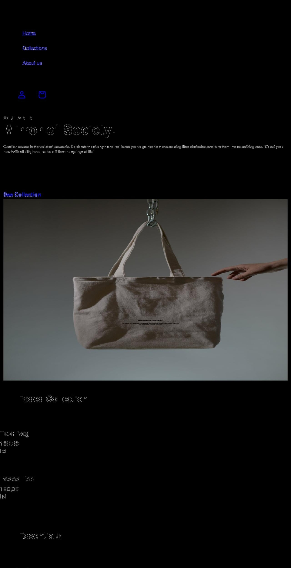 mos.clothing shopify website screenshot