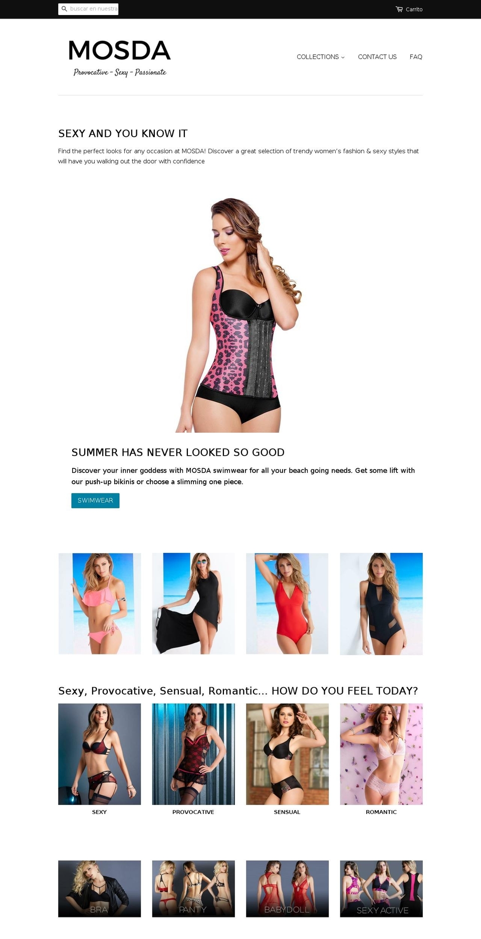 mosdastore.com — Shopify storefront screenshot