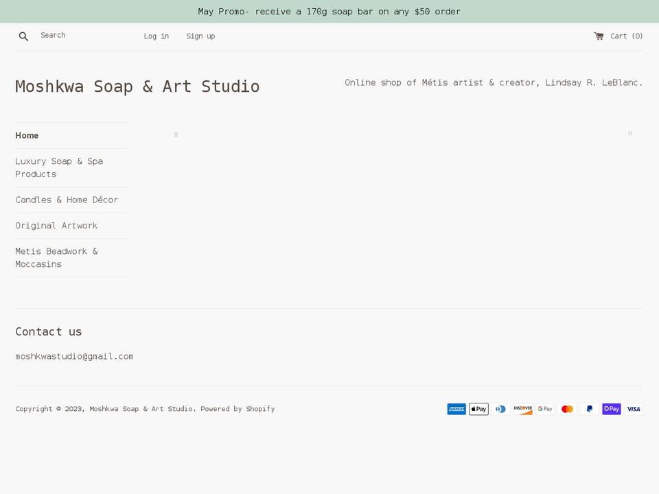 moshkwa.com shopify website screenshot