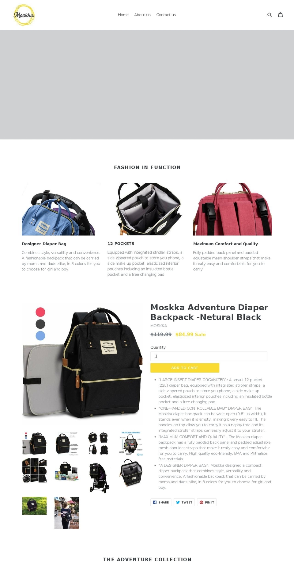 moskka.com shopify website screenshot