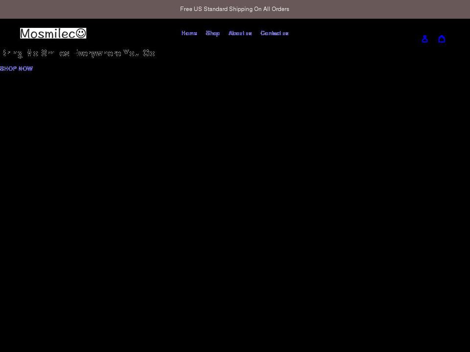 mosmileco.com shopify website screenshot