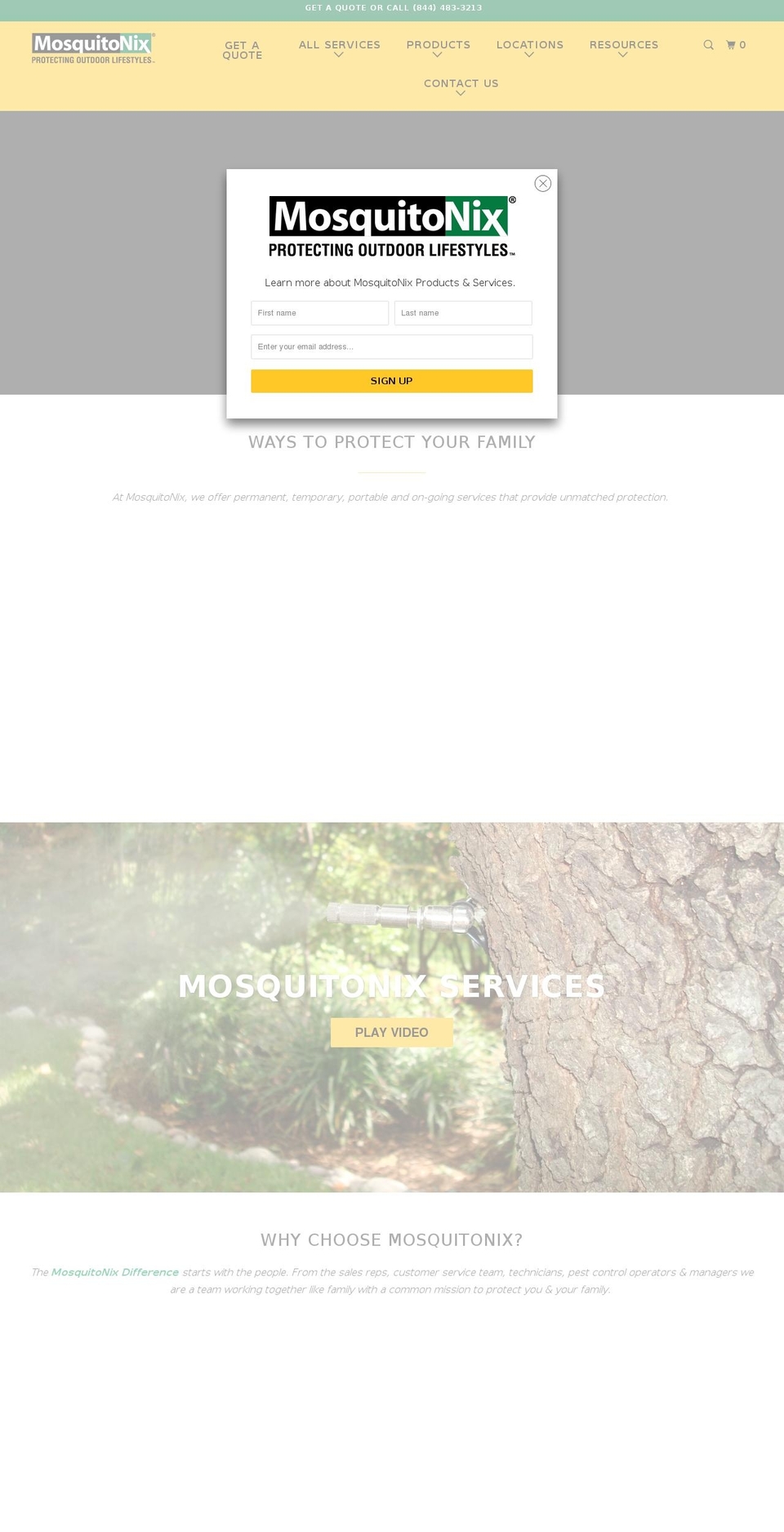 2018 Website - TD Shopify theme site example mosquitonixmosquitocontrolmistingsystems.com