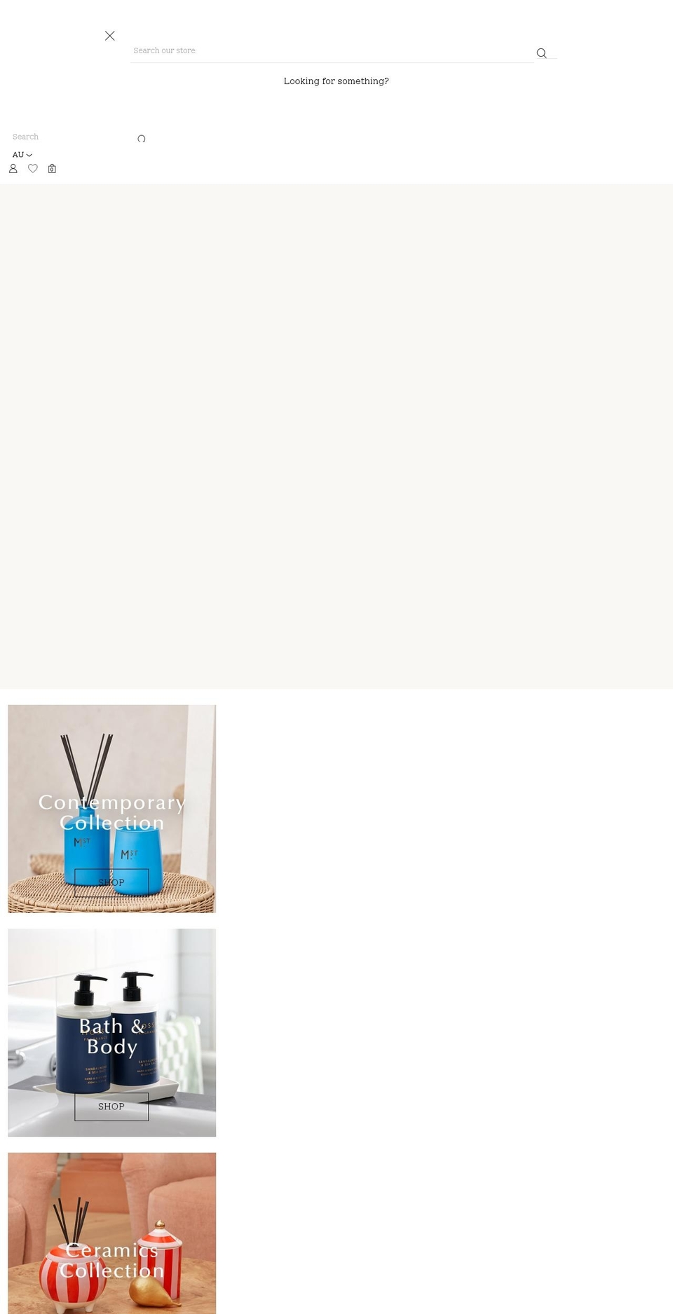 mossfragrances.com shopify website screenshot