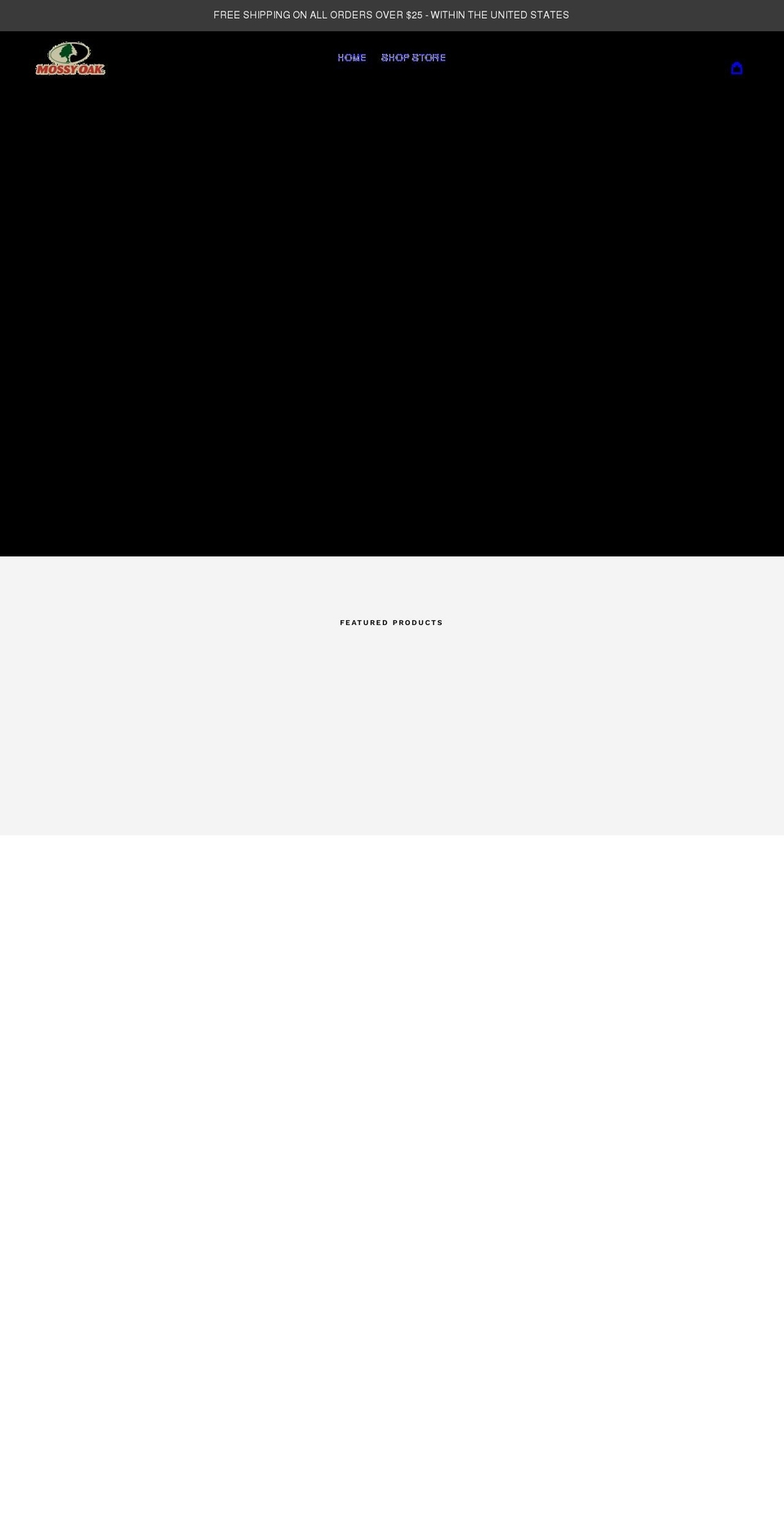 mossyoakclp.com shopify website screenshot